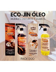 PACK DOBLE MADERAS CLARA Y OSCURA ECO-JIN 750ML