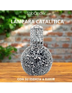 Lámpara Catalítica NEGRA + Esencia 200ml