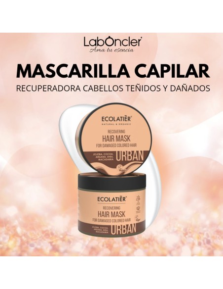 ECOLATIER Mascarilla Capilar Recuperadora para Cabellos Teñidos