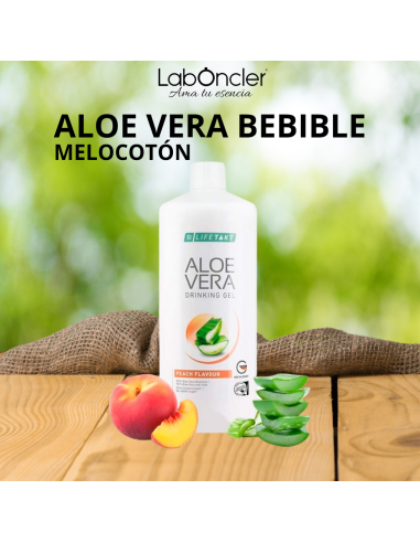ALOE VERA Bebible Melocotón