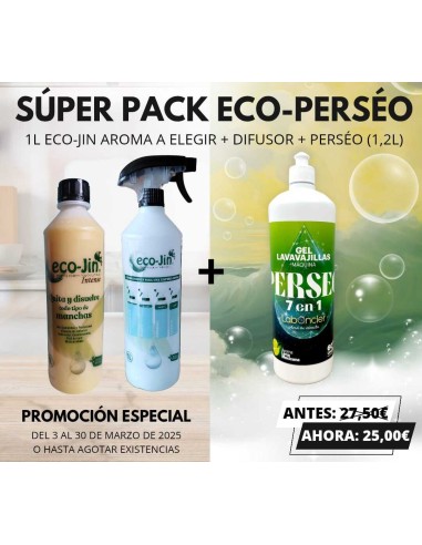 SUPER PACK ECO-JIN+DIFUSOR+PERSEO