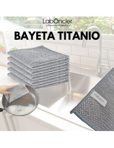 BAYETA TITANIO DE ACERO INOXIDABLE (PACK DE 5 UDS)