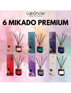 PREMIUM MIKADO LABONCLER PACK DE 6 AROMAS