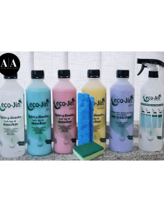 Eco-Jin 1 Litro + Botella y Difusor + Bayeta y Estropajo