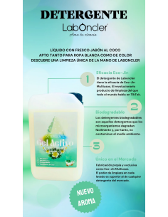 DETERGENTE Gel Activo Al Jabón De Coco 2
