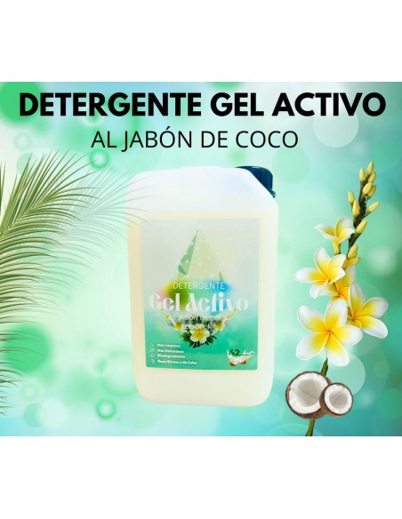 DETERGENTE Gel Activo Al Jabón De Coco