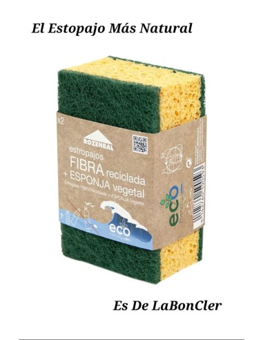 Estropajo de Fibra VEGETAL 2 Unidades