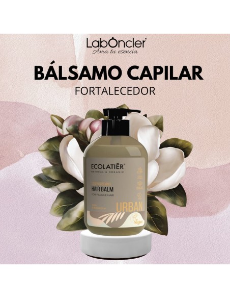 ECOLATIER Bálsamo Capilar Fortalecedor Cabello Frágil, Karité y Magnolia