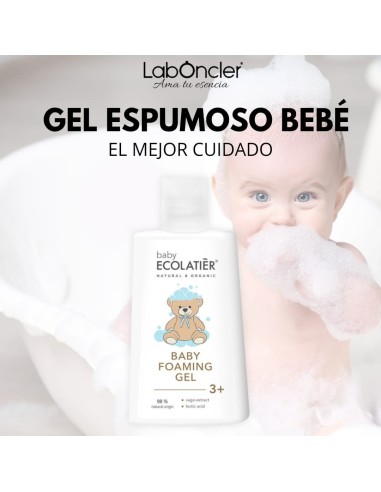 ECOLATIER Gel Espumoso Bebé 3+