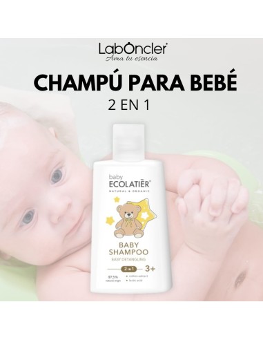 ECOLATIER Champú para bebés 2 en 1...