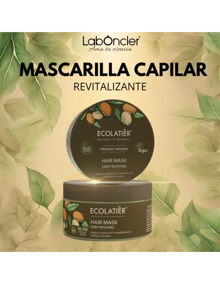 ECOLATIER Mascarilla capilar revitalizante de Argán Ecológico