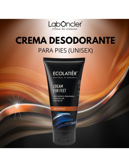 ECOLATIER Crema desodorante para pies