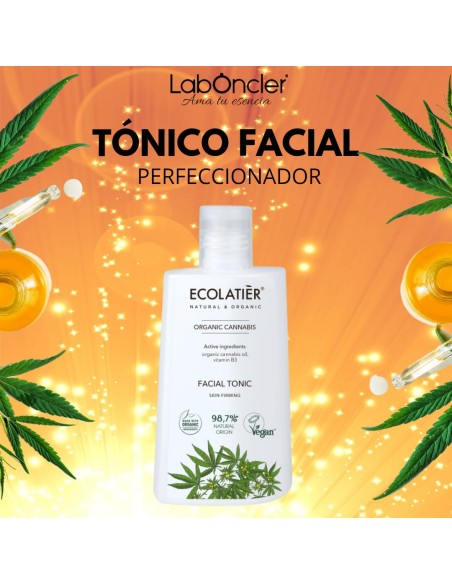 ECOLATIER Tónico Facial Reafirmante Cannabis Ecológico
