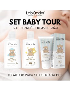 ECOLATIER SET BABY TOUR (Champú Bebé+Gel Bebé+Crema Pañal)